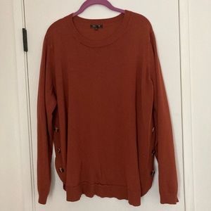 Rust orange sweater
